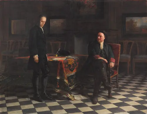 Peter the Great Interrogating the Tsarevich Alexei Petrovich 1