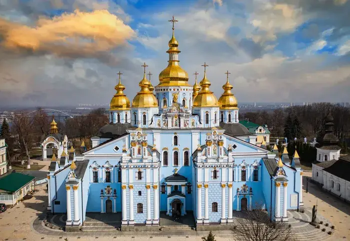 St Michaels Golden Domed Cathedral Kyiv Ukraine Orthodox Church